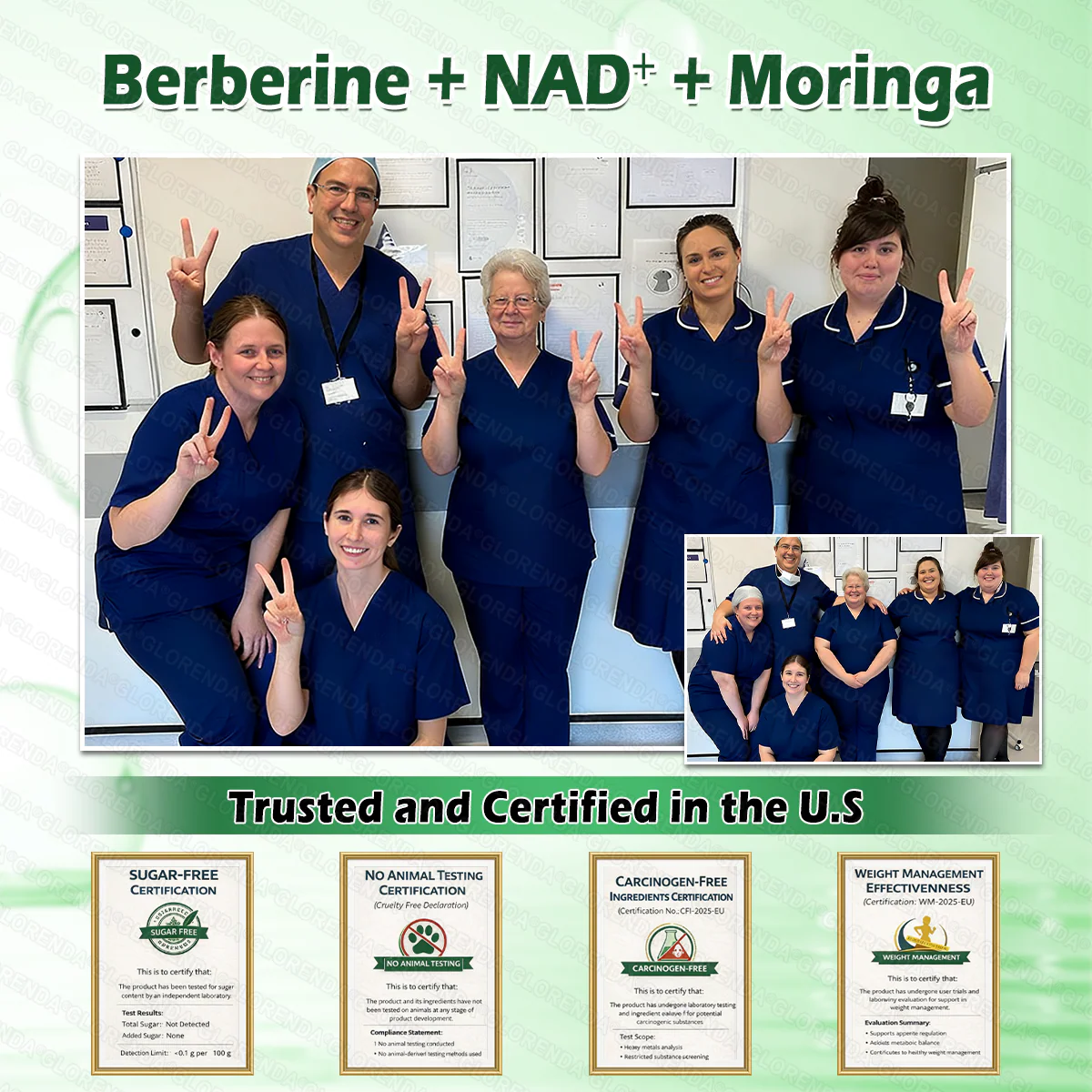🔥 Only 10 boxes left! Get an extra 30% off! GLORENDA® Moringa · Berberine × NAD+ 10-in-1 Advanced Patch is doctor-tested and proven safe — just 4 to 6 patches help support weight, blood sugar, digestion, and energy with lasting results!